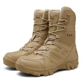 Niulatu Men Military Boots Combat Shoes 2025 High Quality Leather Special Force Tactical Desert Outdoor Shoes Ankle Booties For Man DJSE