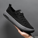 Niulatu Men Shoes Comfortable Breathable Ice Silk Casual Shoes Lightweight Walking Flat Shoes Male Sneakers DJSE