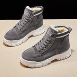 Niulatu Casual Shoes Lace-up Fashion Sneakers Platform Snow Boots Winter Women Boots Warm Plush Women's Shoes Zapatos De Mujer DJSE