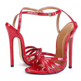 Niulatu Size 39-48 Drag Queen Cross-dresser Sexy Stiletto Sandals Pumps Women 13.5cm Extremely High Heel Summer Shoes DJSE