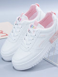 Niulatu Women's Casual Shoes Summer New Style Lace-up Platform Flat Shoes Outdoor Comfortable Casual Shoes Women's Shoes Zapatos Mujer DJSE