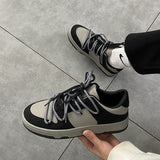 Niulatu Men Women Skateboard Sneakers Fashion Trainers Womens Chunky Dunk Sneakers Korean Tenis Female Lace Up Casual Shoes DJSE