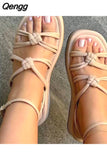 Niulatu Women Sandals Heels Summer Shoes For Women Platform Sandalias De Mujer Narrow Band Summer Sandals Female Wedge Shoes DJSE