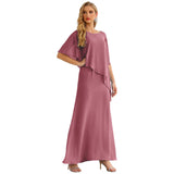 Niulatu Chiffon Plus Size Mother of The Bride Dresses Formal Prom Gown Ruffle HZ1007