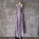 Niulatu A line Halter Prom Dresses Long Birthday Dress For Women SD239