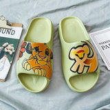 Niulatu Women Slippers Summer Women Sandals Slip On Flip Flops Men Beach Slippers Zapatillas Mujer Bathroom Ladies Casual Shoes DJSE