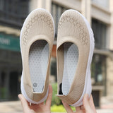Niulatu Women Shoes Women Flats Shoes 2025 Breathe Soft Color Slip On Flat Shoes Ballet Flats Comfortable Ladies Shoe Mesh Zapatos Mujer DJSE