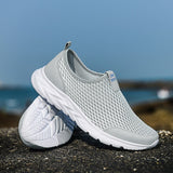 Niulatu Men Casual Shoes Breathable Outdoor Mesh Light Sneakers Male Fashion Casual Shoes 2025 New Comfortable Casual Footwear Men Shoes DJSE