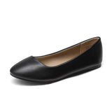 Niulatu Women Flats Slip on Flat Shoes Breathable Light Casual Office Work Shoes Ladies Loafers Suede PU Female Ballet Shoes DJSE