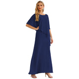 Niulatu Chiffon Plus Size Mother of The Bride Dresses Formal Prom Gown Ruffle HZ1007