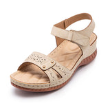 Niulatu Women Sandals Summer New Women's Platform Shoes Fashion Comfortable Casual Light Soft Female Wedges Retro Sandals 2025 DJSE