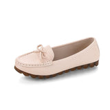 Niulatu Women's Flat Shoes Ballet Flats Moccasin Woman Butterfly-knot Slip On Soft Sole Loafers Women Flock Ladies Footwear 2025 DJSE