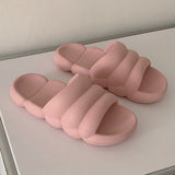 Niulatu Cute Sofa Slides Slippers Women Thick Sole Soft Indoor Slippers Anti-slip Women Sandals Summer Platform Bathroom Shoes DJSE