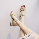Niulatu Women Sandals Designer Shoe Outdoor Fairy Office Lady Style Skirt Luxury High Heels DJSE