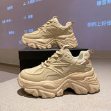Niulatu Women Platform Chunky Sneakers Designers Fashion Brand Casual Shoes Woman Tennis Basket Female Summer Vulcanized Shoes 2025 DJSE