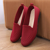 Niulatu Breathable Sneakers Women Breathable Light Slip on Flat Casual Shoes Ladies Loafers Socks Shoes Women Zapatillas Mujer DJSE
