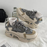Niulatu Woman Vulcanize Shoes 2025 Autumn Platform Sneakers Breathable Mesh Ladies Footwear Casual Ladies Footwear DJSE