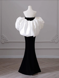 Niulatu one-shoulder evening dress high-end mermaid banquet temperament prom dress HZ1007