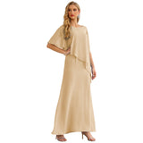 Niulatu Chiffon Plus Size Mother of The Bride Dresses Formal Prom Gown Ruffle HZ1007