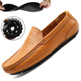 Niulatu Men Shoes Luxury Trendy 2025 Casual Slip on Formal Loafers Men Moccasins Italian Black Male Driving Shoes Sneakers DJSE