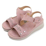 Niulatu Women Sandals Summer New Women's Platform Shoes Fashion Comfortable Casual Light Soft Female Wedges Retro Sandals 2025 DJSE