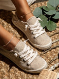 Niulatu Canvas Vulcanize Sneakers Casual Flat Heel Soft Fabric Slip on Lazy Handmade Sewing Lightweight Leisure Street Shoes Girl DJSE