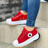 Niulatu Women Shoes Couple Canvas Shoe Casual Women Sport Shoes Male Flat Lace-Up Adult Zapatillas Mujer Chaussure Femme DJSE