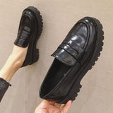 Niulatu Toe Street Style Chunky Heel Platform Women Loafers Shoes Black Punk Y2K Designer High Heel Women Pumps 1116 DJSE