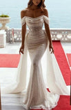 Niulatu the Shoulder Sequins Mermaid Long Prom HZ1007
