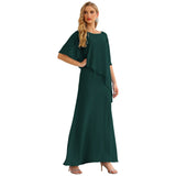 Niulatu Chiffon Plus Size Mother of The Bride Dresses Formal Prom Gown Ruffle HZ1007