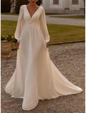 Niulatu Dresses A-Line Camisole Sleeveless Tea Length Chiffon Bridal Gowns With Pleats Simple HZ1007