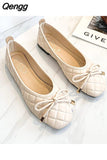 Niulatu Shoes Women Fashion Pointed Toe Female Spring Autumn Single Shallow Mouth Loafers Shoes Mocasines De Mujer Zapatos DJSE