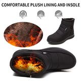 Niulatu New Thick Plush Winter Boots for Women Non-slip Waterproof Snow Boots Woman Flat Heels Warm Cotton Padded Shoes DJSE