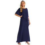 Niulatu Chiffon Plus Size Mother of The Bride Dresses Formal Prom Gown Ruffle HZ1007
