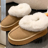 Niulatu Wool Comprehensive Anti-skid Snow Boots Women's Mini Short Boots Warm Winter Thickened Women's Shoes Botas Mujer DJSE