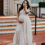 Niulatu maternity dress with bow maternity evening dress photo photo daily HZ1007