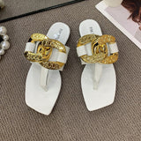 Niulatu on Sale 2025 High Quality Fashion Women's Slippers Open Toe Outdoors Flat Sandals Casual Flip-flops Zapatos Mujer DJSE