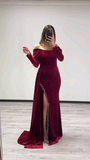 Niulatu Off The Shoulder Sheath Evening Dress HZ1007