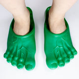 Niulatu Toe Slippers Trick Simulation Big Feet Shoes Women Men Bare Feet Barefoot Fairy Spoof Hulk Five-fingered Shoes DJSE