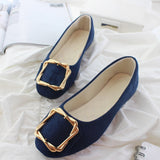 Niulatu 2025 Women Flats Luxury Elegant Pumps Woman Loafers Summer Moccasins Ballerinas Flat Casual Shoes Ladies Plus Size 43 DJSE