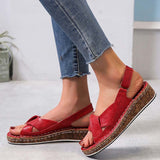 Niulatu Women Sandals Wedges Shoes Comfy Platform Flats Ladies Casual Soft Big Toe Foot Correction Sandal Orthopedic Bunion Corrector DJSE