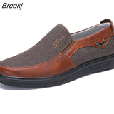 Niulatu for Men Summer Slip on Loafers Men's Casual Shoes Breathable Walking Flats Soft Dad Shoes Male Sneakers Size DJSE