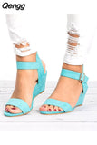 Niulatu Casual Simple Wedge Women's Shoes Women's Sandals Heightening Flat Shoes Sandals Women 2025 DJSE