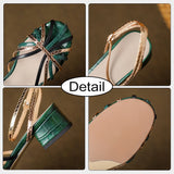 Niulatu 33-43 Women Sandals Real Leather High Heels Summer Shoes For Womens Ankle Strap Chunky Retro Rome Woven Sandalias DJSE