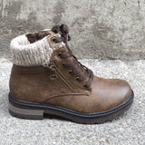 Niulatu Boots Women Winter Plush Warm Waterproof Short Motorcycle Boots Women's Cotton Shoes Snow snow boots Boots DJSE