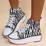 Niulatu Fashion High Canvas Sneakers Women Shoes Female Mesh Breathable Platform Vulcanized Shoes Casual Shoes Zapatos Mujer DJSE