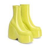 Niulatu Platform Chunky Block High Heels Women Boots Party Designer Casual Ladies Shoes Shoes for Women Platform Boots 2025 DJSE