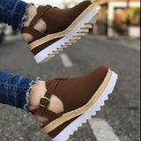 Niulatu Women Sport Shoes Thick Bottom Solid Ladies Vulcanized Sneakers Casual Wedges Slip on Zipper Shoes Women Platform Sneakers DJSE