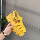 Niulatu Women Sandals Platform Ladies Shoes Women Buckle Strap 2025 Summer Fashion Designer Female Sandals Sandalias Mujer DJSE