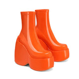 Niulatu Platform Chunky Block High Heels Women Boots Party Designer Casual Ladies Shoes Shoes for Women Platform Boots 2025 DJSE